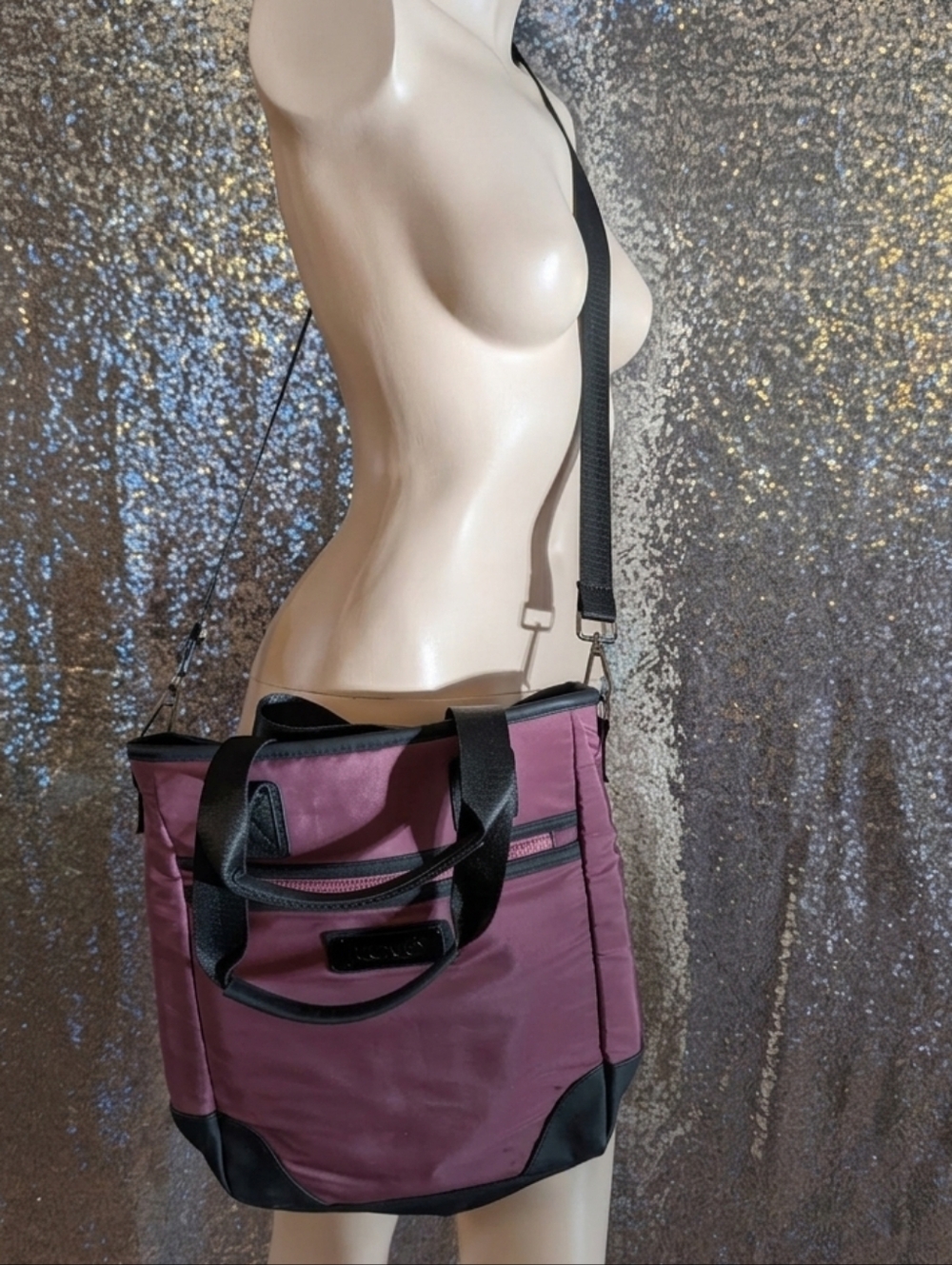 Lolë Lily Tote & Backpack Hybrid - Deep Plum / Merlot